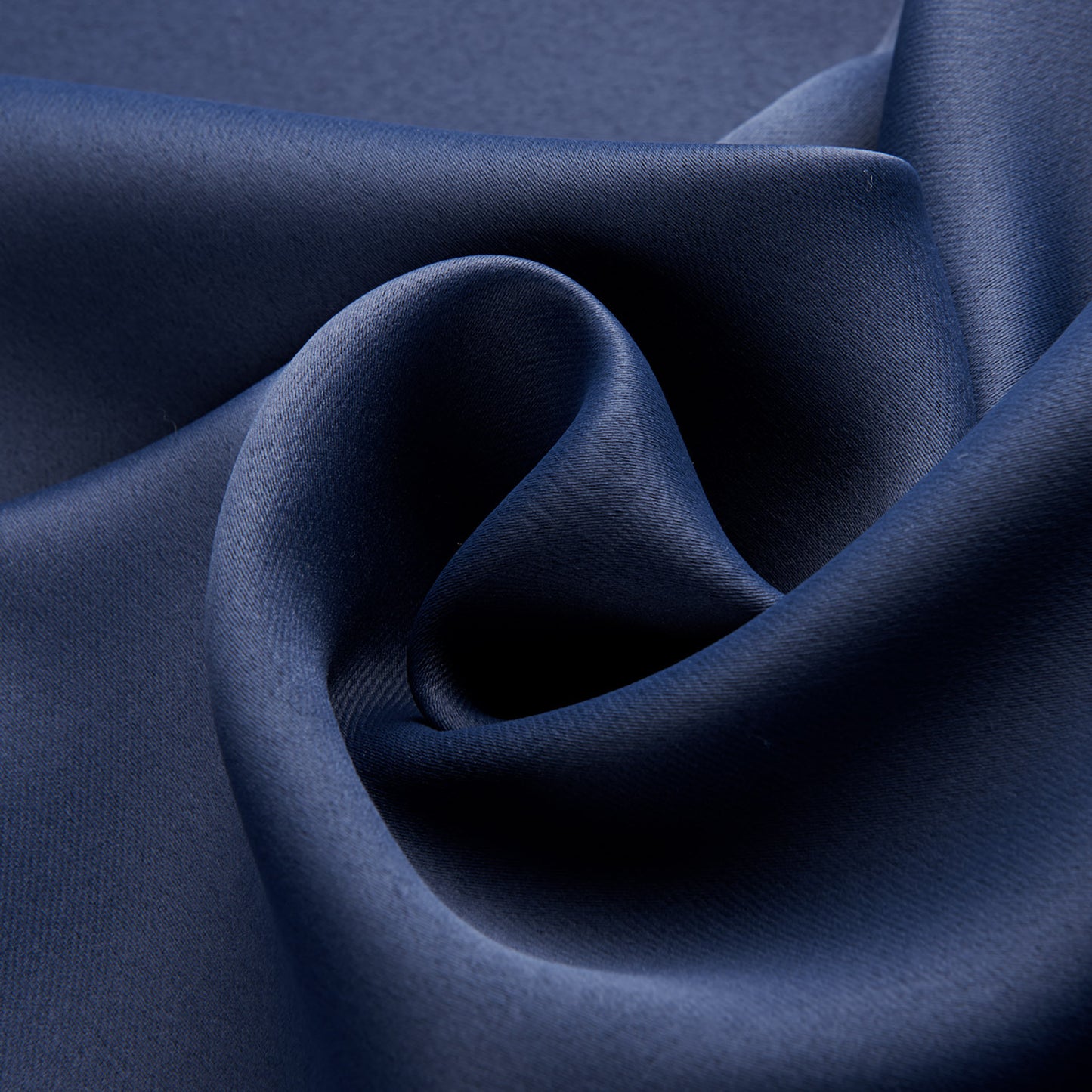 Bedroom Blackout Curtains – Dark Blue Printed Window Drapes for Stylish Décor