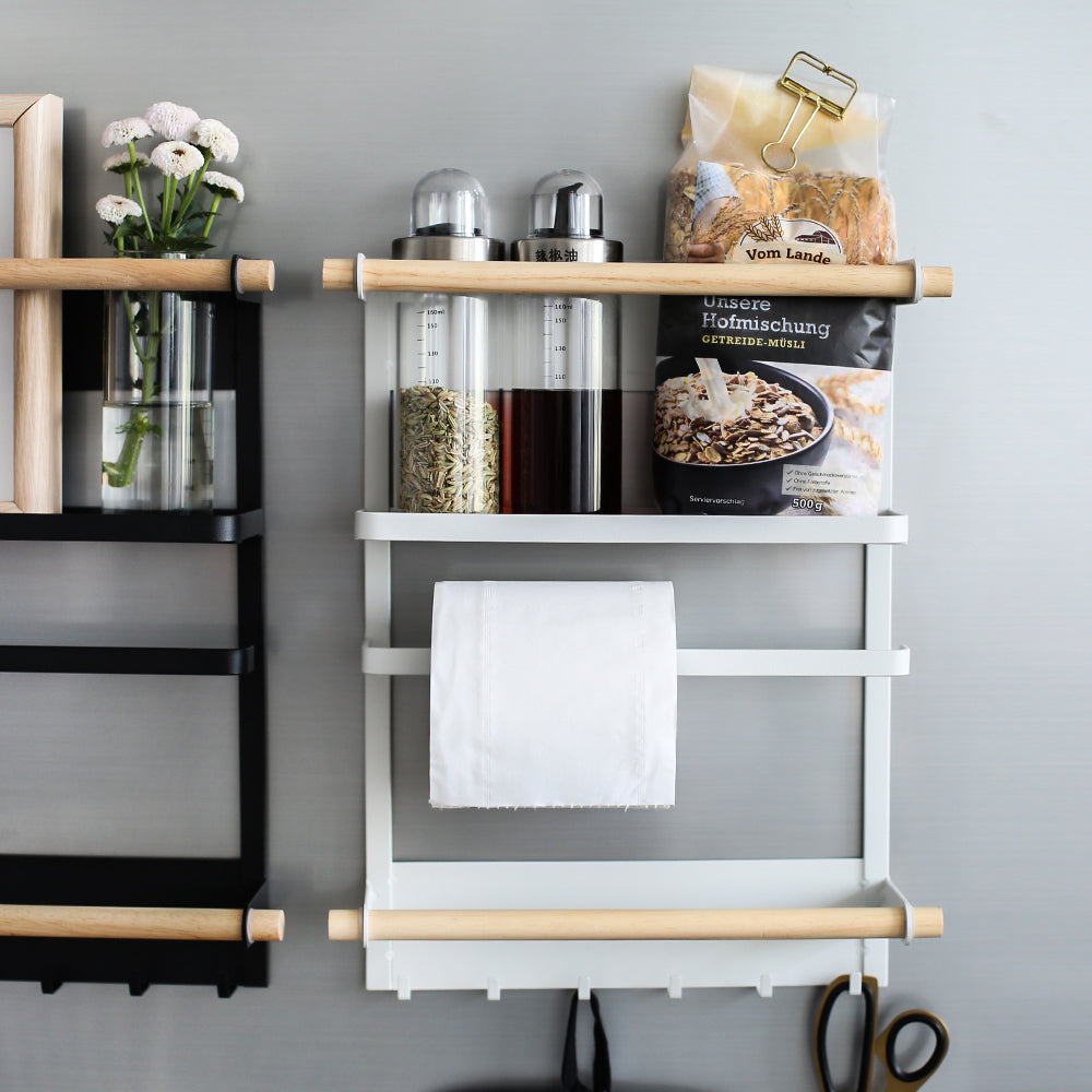 Fridge Magnetic Storage Organizer – Space Saving Rack for Kitchen & Home Use