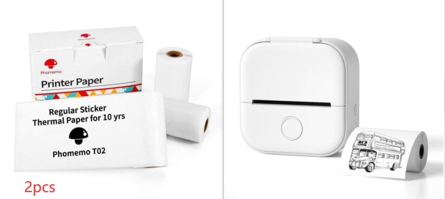 Mini Label & Photo Printer – Easy, Quick, Portable