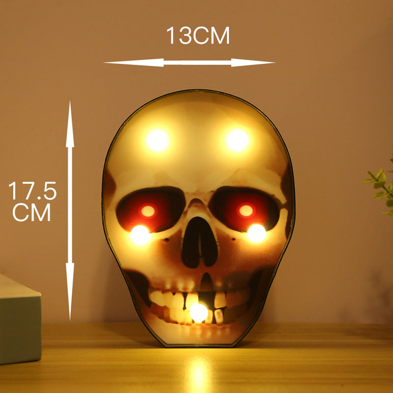 Spooky Halloween LED Lights – Outdoor & Indoor Decorative Pumpkin, Skull & Bat