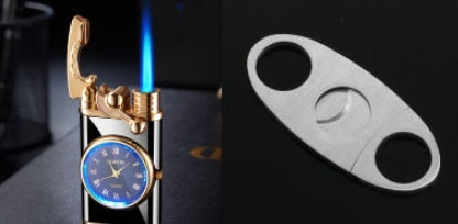 Electric Watch Lighter Men – Windproof Blue Flame Creative Wrist Watch Lighter Gift
