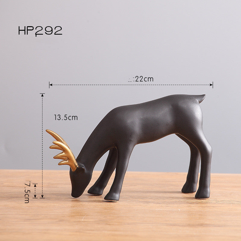Scandinavian Nordic Elk Decor – Modern Home Decoration Accessory for Interior Styling