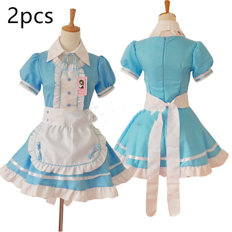 Anime Maid Cosplay Costume – Black & White Sexy Outfit for Halloween & Parties