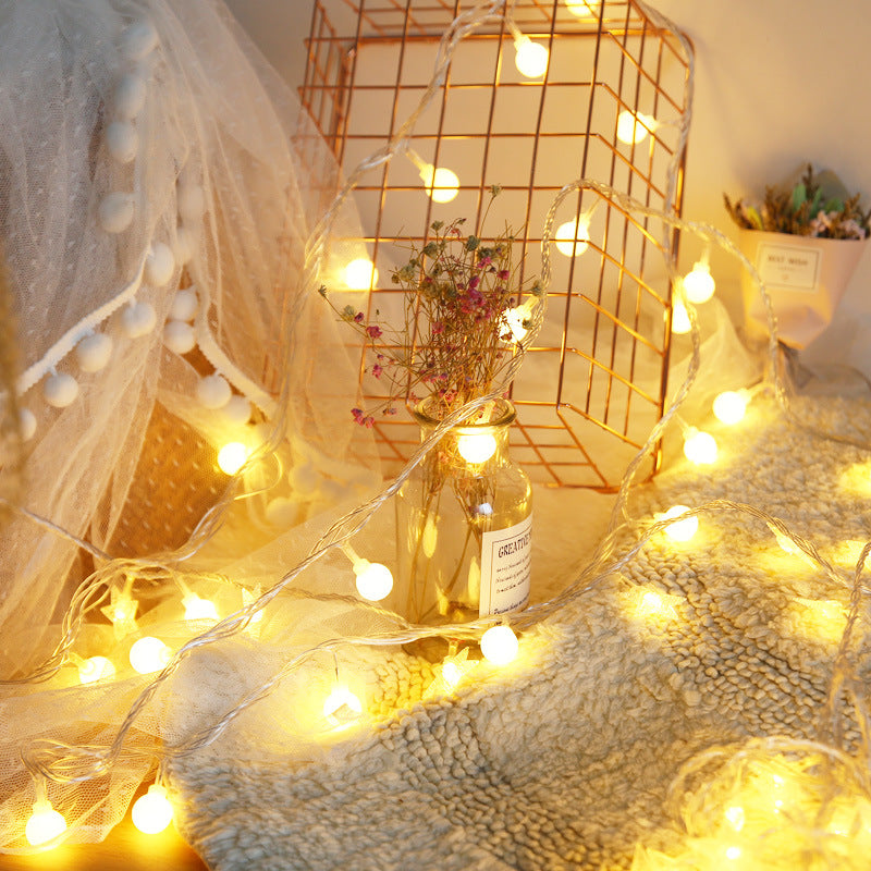Indoor Christmas Decoration Lights LED – Cozy Holiday String Lights for Bedroom, Tree & Party Decor