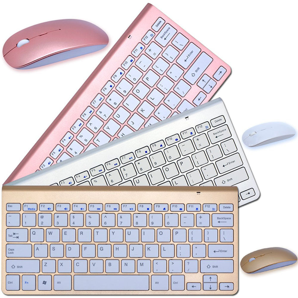 2.4G Wireless Keyboard & Mouse Combo | Portable Mini Set for Laptop, PC, Smart TV & Gaming