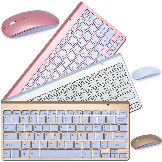 2.4G Wireless Keyboard & Mouse Combo | Portable Mini Set for Laptop, PC, Smart TV & Gaming