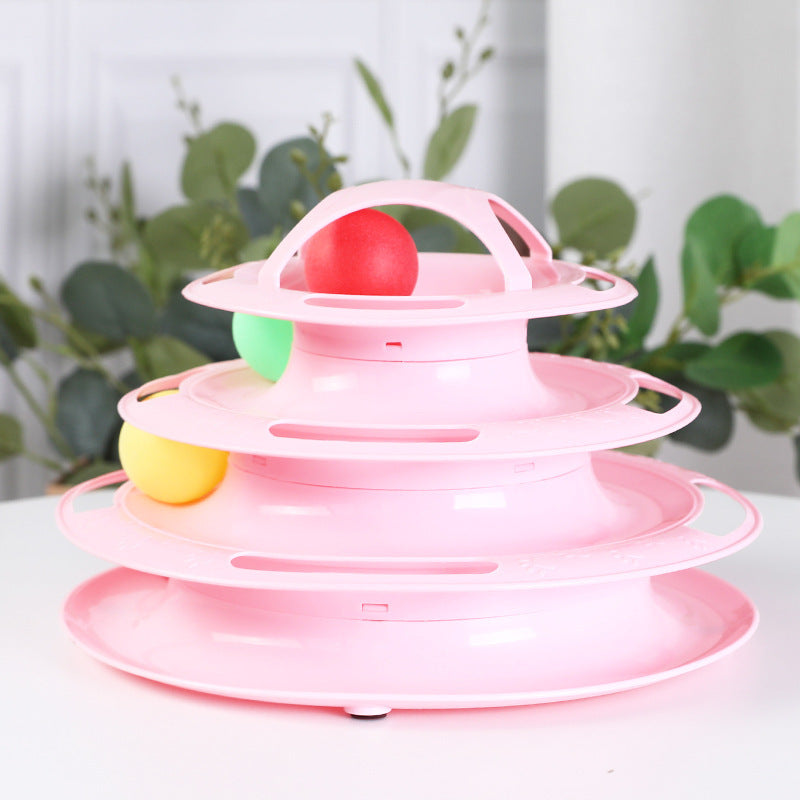 Cat Toy Ball Interactive Kitten Toy Anti Stress Fun Pet Play Toy