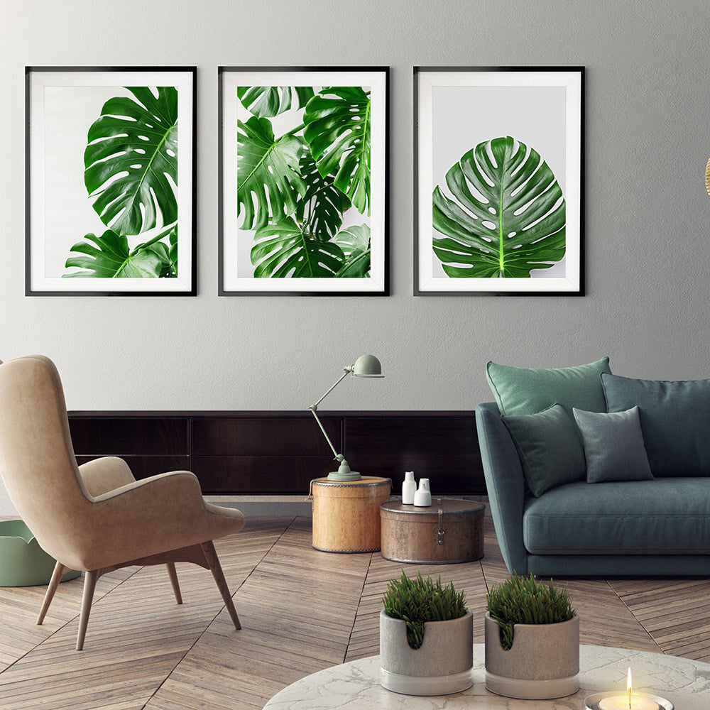 Green Plant Canvas Painting for Fresh Home Vibes