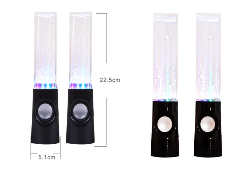 Wireless LED Water Dance Speaker – Color Changing Fountain Bluetooth Speaker for Family Parties