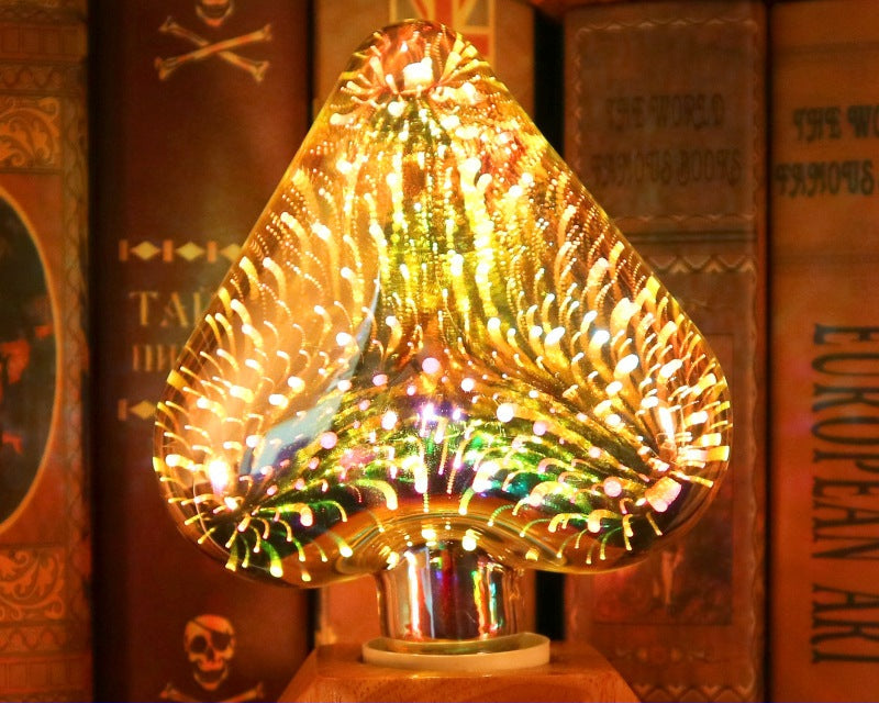 Christmas Fireworks Light Bulb – 3D LED Decorative Lamp for Festive Home Decoration