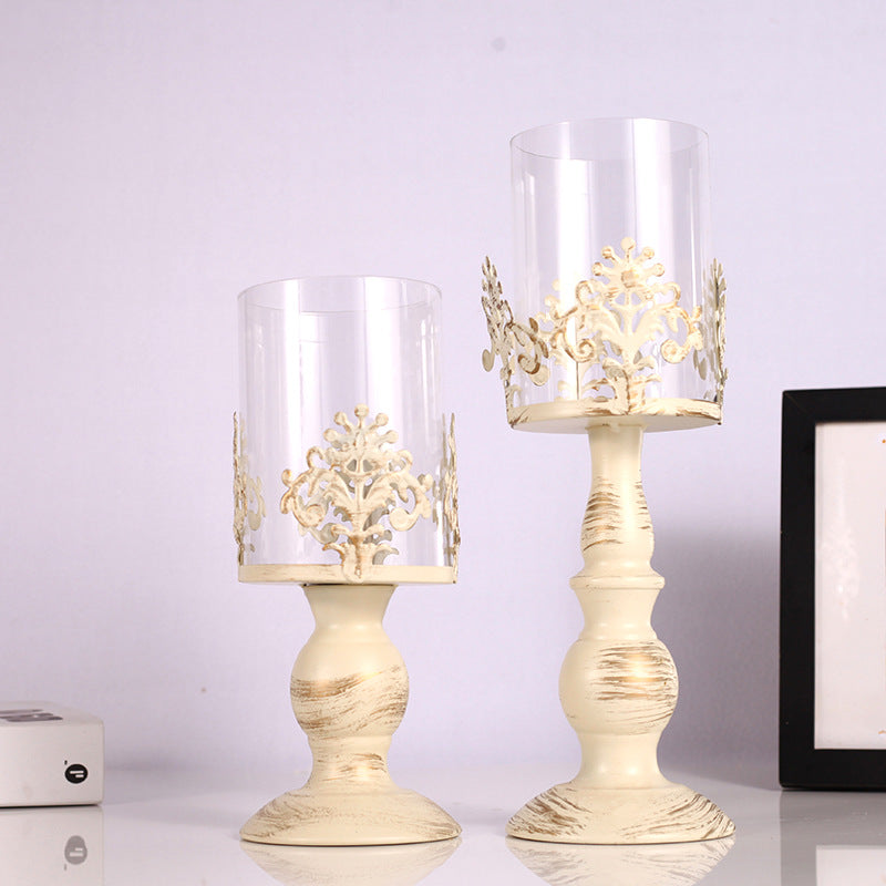Decorative Metal Cube Candle Holder Stand – Modern Home & Event Table Centerpiece Decor