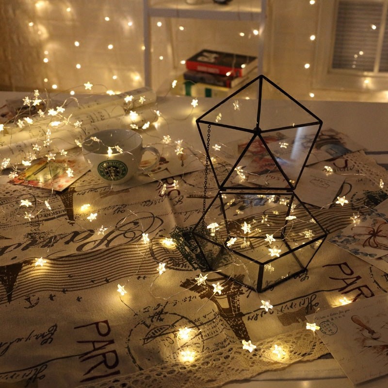 Star String Lights LED – Fairy Lights for Cozy Room Decoration