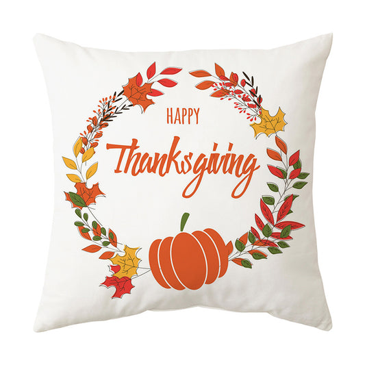 Cozy Thanksgiving Sofa Cushion Cover