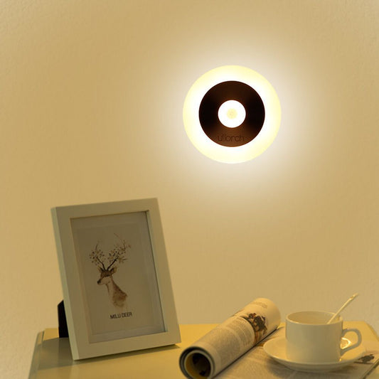 LED Motion Sensor Night Lamp – Smart Human Body Activated Light for Hallways