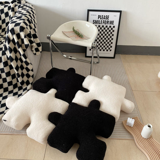 Stylish Puzzle Cushion – Unique Home Décor Throw Pillow