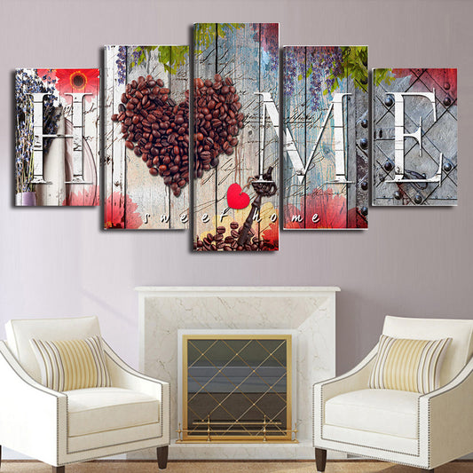 Home Sweet Home Wall Sign – Charming Wall Art for Modern Interiors