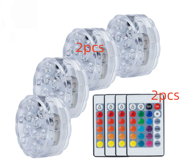 RGB LED Submersible Pool Light – 13 LED Waterproof Underwater Garden Lamp