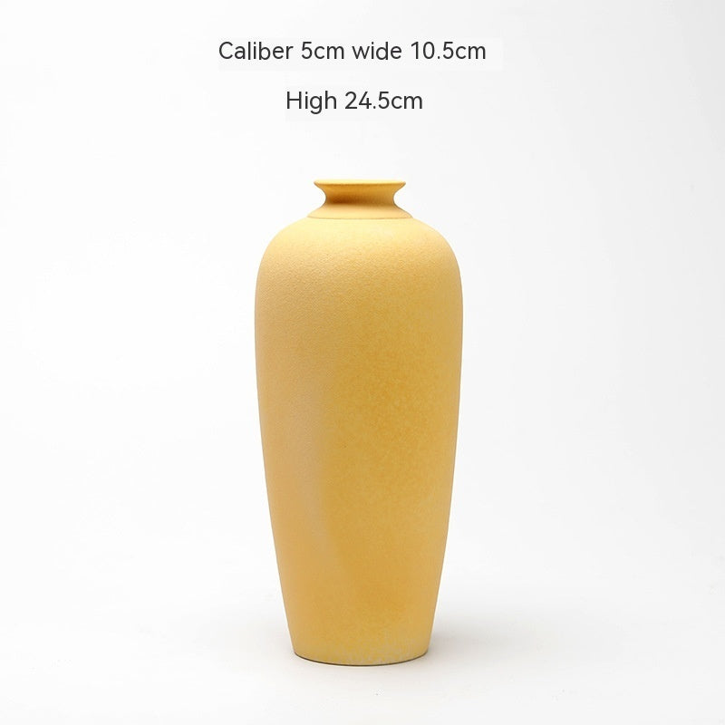 Modern Ceramic Flower Vase – Elegant Living Room Dried Floral Decor Piece