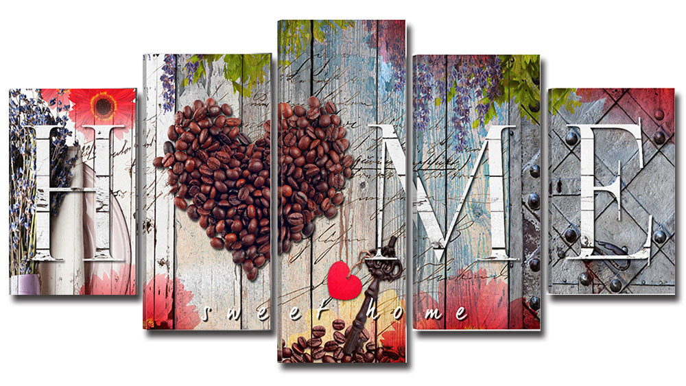 Home Sweet Home Wall Sign – Charming Wall Art for Modern Interiors