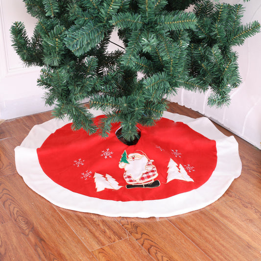 Festive Christmas Tree Skirt Decor – Holiday Tree Base Cover for Xmas Home Decoration