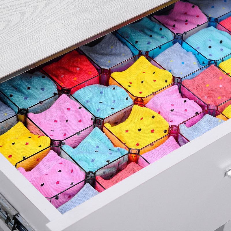 Space-Saving Plastic Drawer Storage