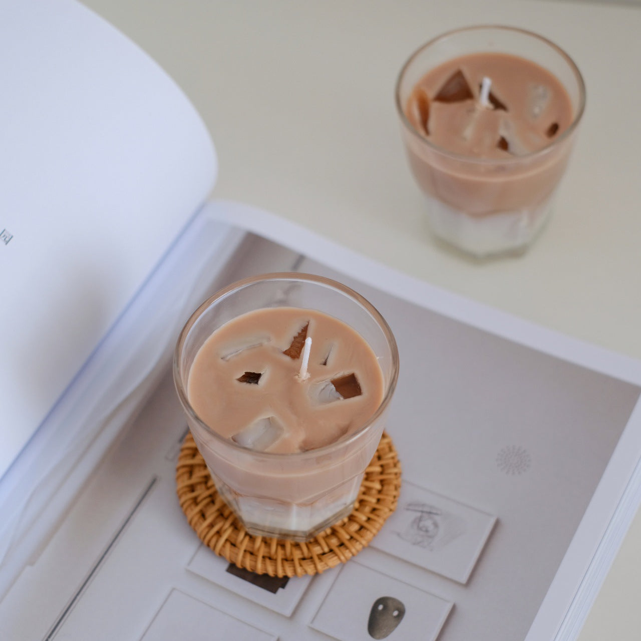 Coffee Aroma Candle Handmade – Unique Birthday Gift for Ladies Bedroom Decor