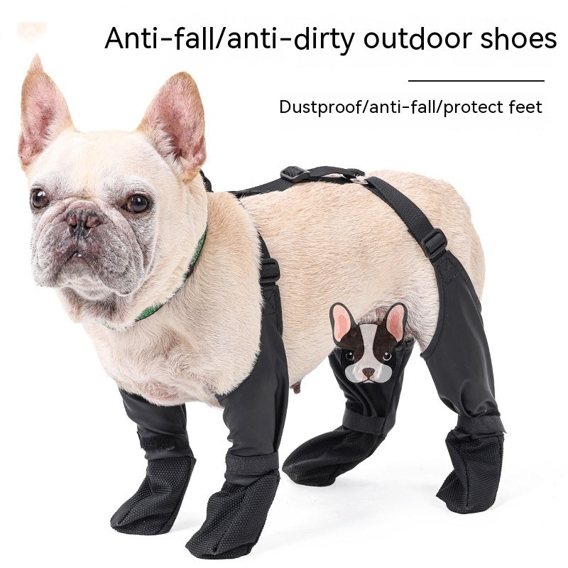 Dog Paw Protector Shoes – Waterproof Adjustable Dog Boots for Outdoor Adventure Walking