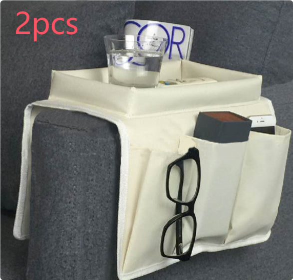 Sofa Armrest Organizer Bag – Remote Control Holder for Couch Storage