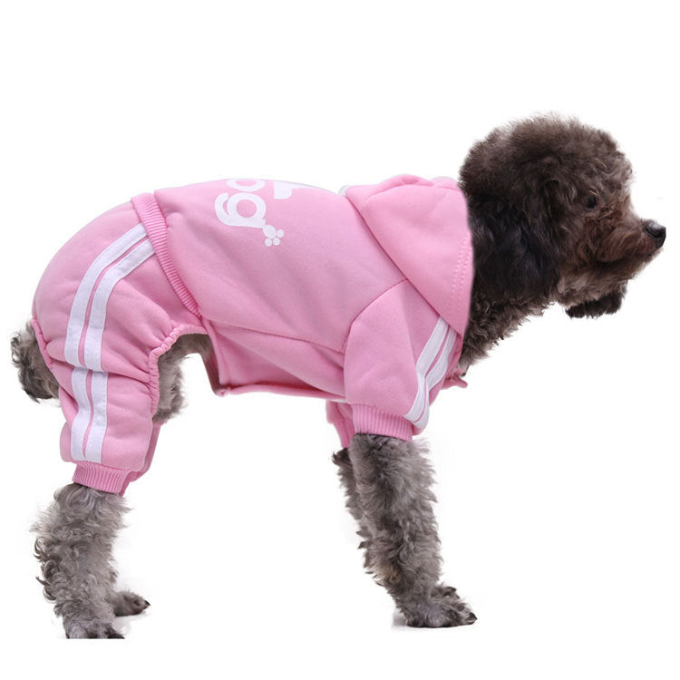 Cozy Pet Sweater Winter Jacket Plush Dog Cat Clothes Cute Button Warm Autumn Pet Outfit