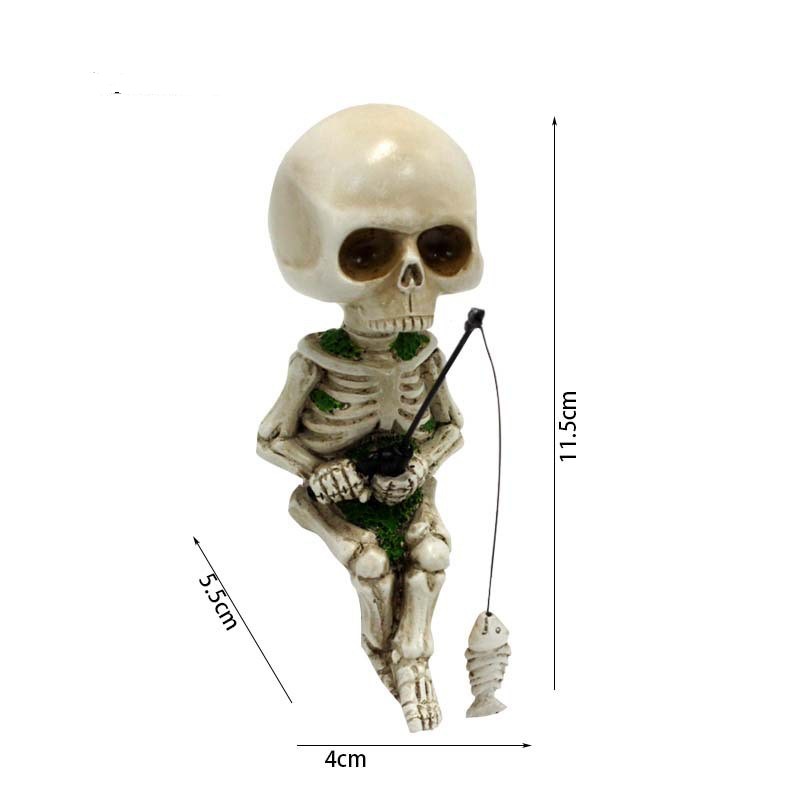Halloween Mini Landscape Decor Outdoor Yard Aquarium Decoration – Spooky Garden Terrarium Micro Scene