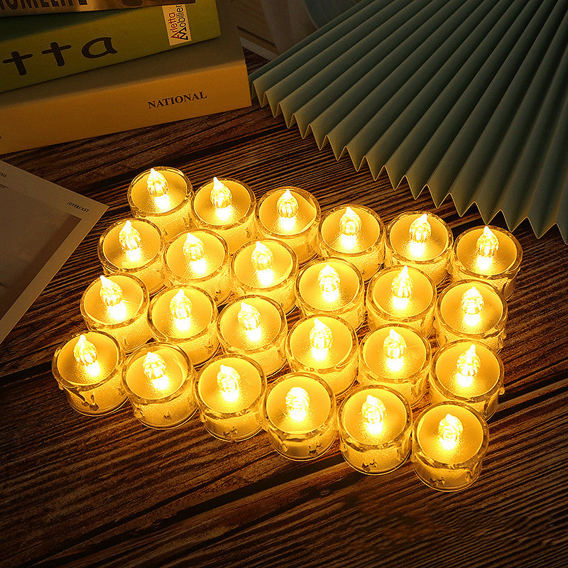 LED Tea Light Candle Set – Flickering Flameless Lights |Holiday Decoration