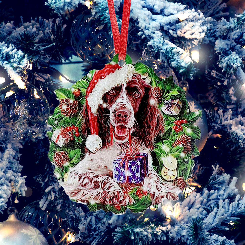 Custom Christmas Tree Ornament Personalized Family Name Hanging Decor
