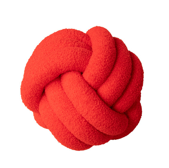 Spherical Lamb Wool Cushion – Soft Sofa Throw Pillow for Living Room & Bedroom Decor
