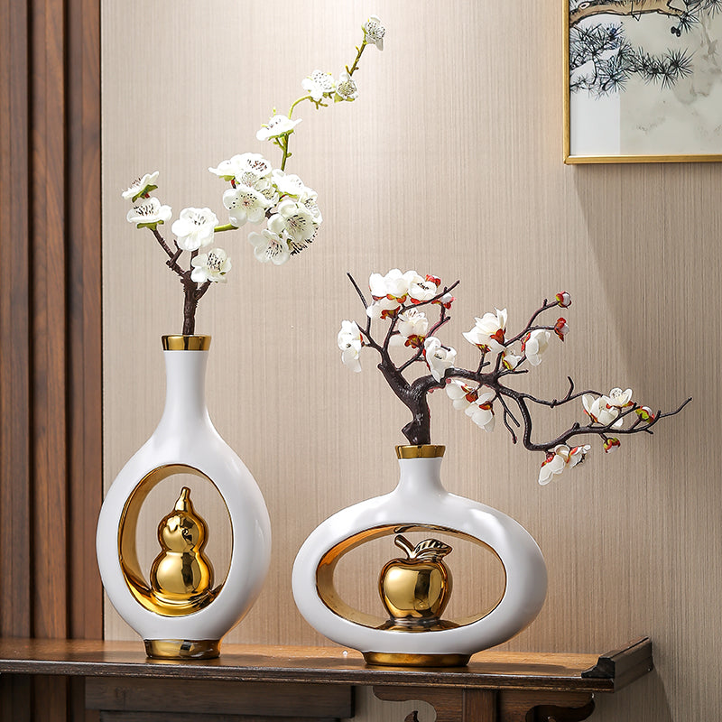 Creative Vase Decor – Modern Living Room Aesthetic Home Accent