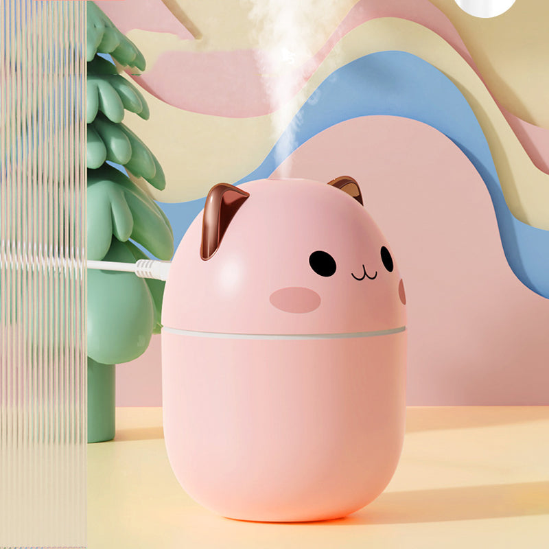 Cat Mini Air Humidifier – USB Cool Mist Diffuser for Bedroom, Office & Car Use