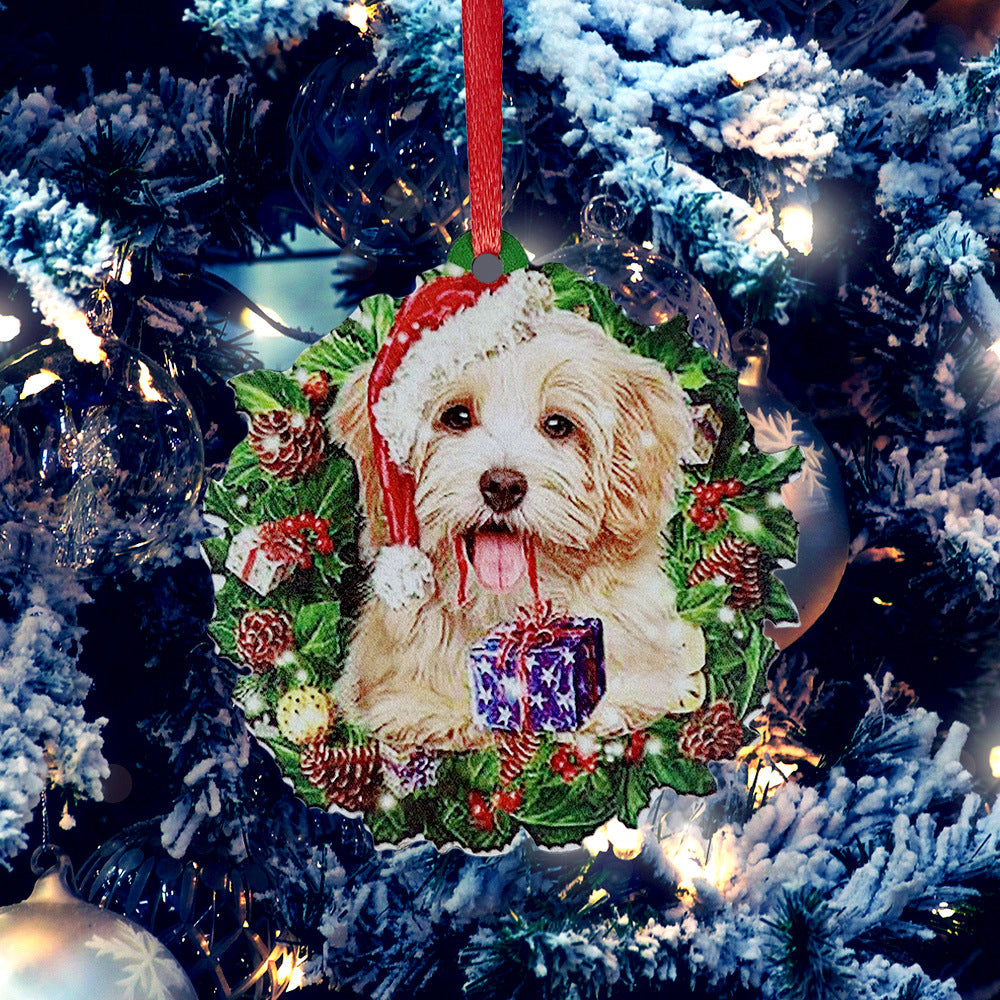 Custom Christmas Tree Ornament Personalized Family Name Hanging Decor