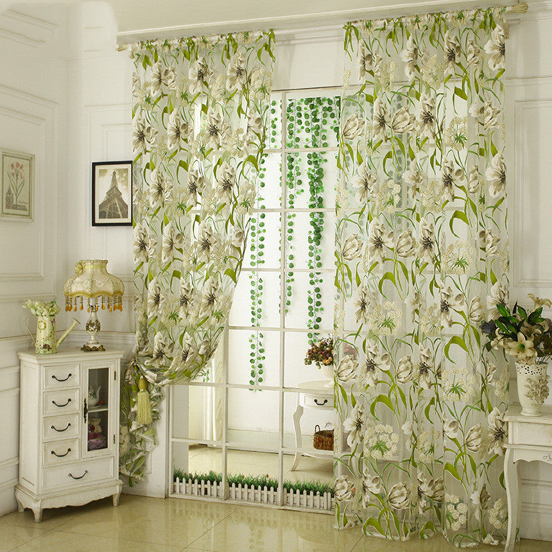 Sheer White Striped Curtains – Lightweight Translucent Yarn Drapes for Bedroom & Home Decor