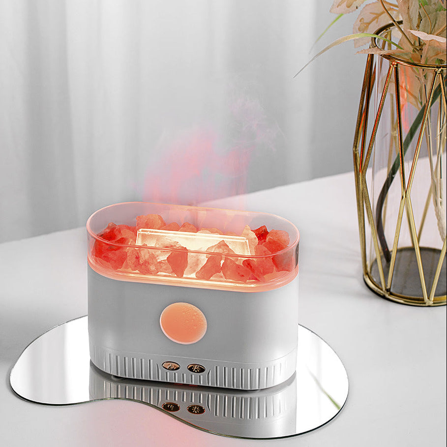 Flame Aroma Diffuser Humidifier – LED Fire Effect Air Humidifier