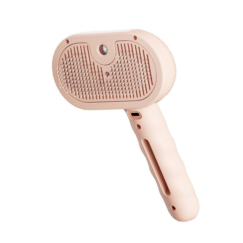 Pet Grooming Comb with Spray – Hair Remover Brush for Dogs & Cats