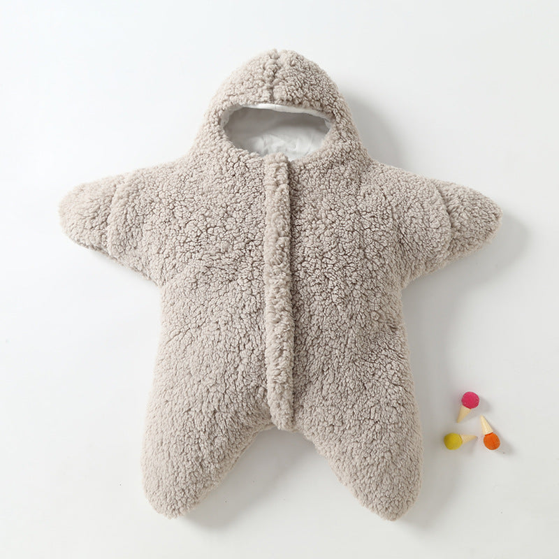 Newborn Baby Swaddle Sleeping Bag – Thickened Winter Warm Blanket Wrap Sack