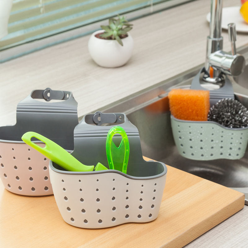 Kitchen Sink Caddy – Storage Rack for Sponge, Soap & Cleaning Essentials