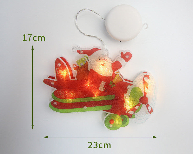 Christmas LED Decoration Lights – Santa Snowman Elk Holiday String Lights for Home Decor