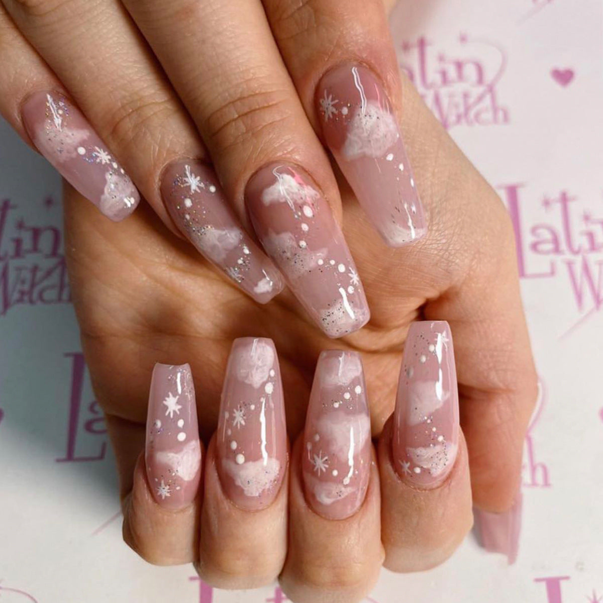 Fashion Press On Nails – Soft Fake Nails Salon Finish Nail Set