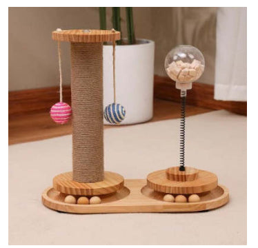 Pet Treat Dispenser Toy Cat – Interactive Slow Feeder Catnip Puzzle Game