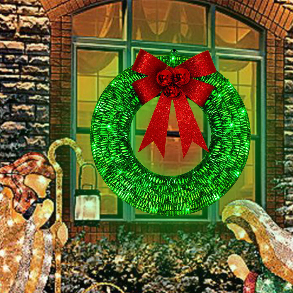 50cm Luminous Christmas Garland – Celebrate in Style