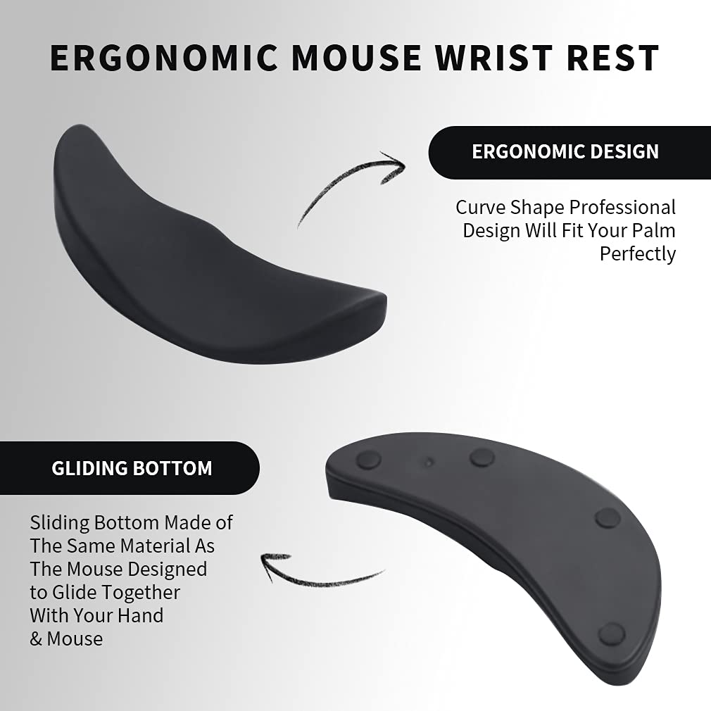 Ergonomic Mouse Wrist Rest Gel Mouse Pad – Non-Slip Support for Office & Gaming Comfort