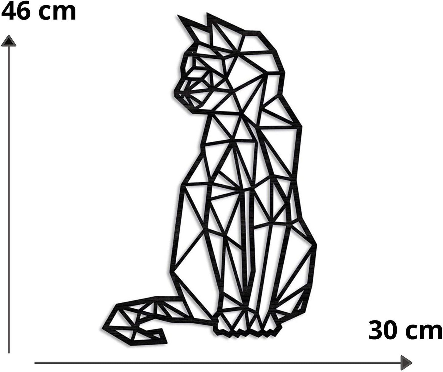 Metal Wall Art Cat – Aesthetic Decor for Home & Living Room