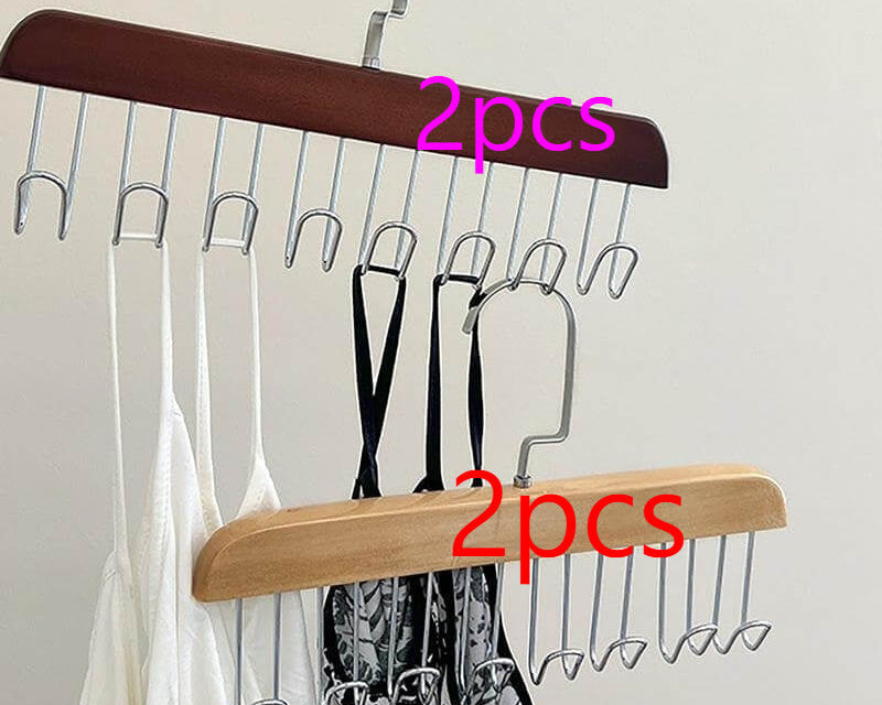 Home Closet Organizer Multi-Hook Storage Rack – Space Saving Clothes Hanger