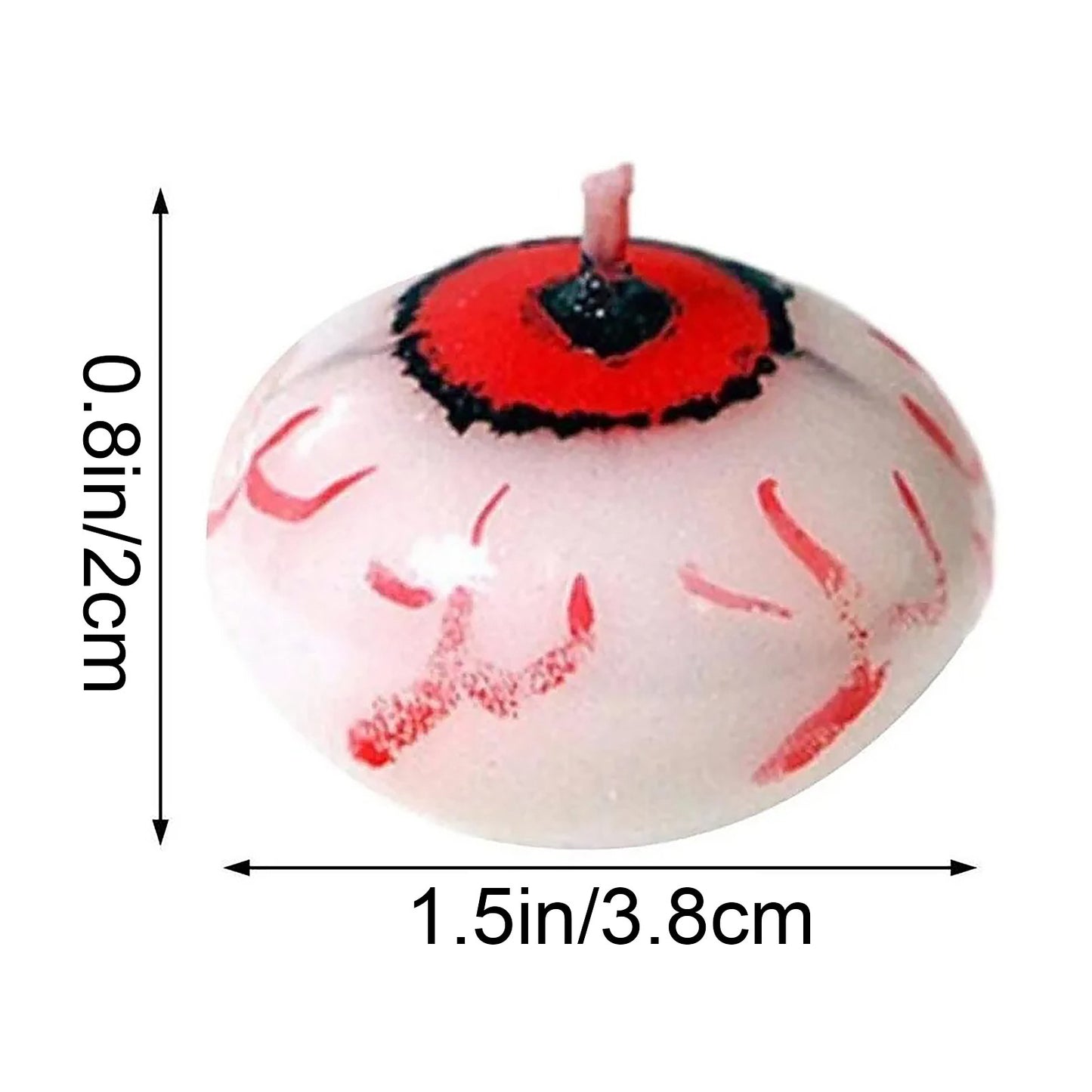 Halloween Eyeball Candle – Floating Horror Candle Decor for Spooky Room Styling