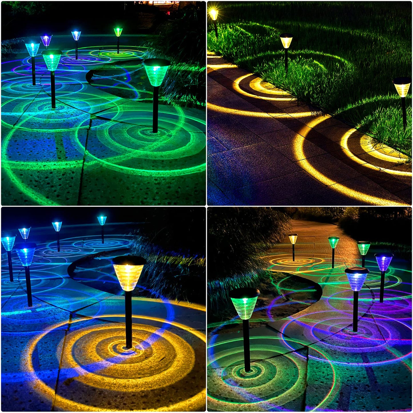 Solar LED Pathway Lights – Decorative Outdoor Lights for Garden, Lawn & Walkway